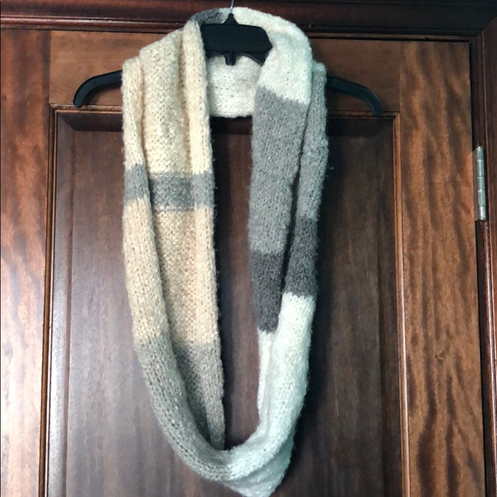 Multi colored infinity scarf